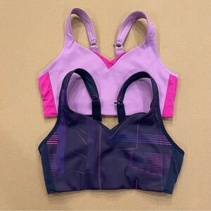 Brooks Drive Convertible Sports Bra Bundle of 2 Size 32D